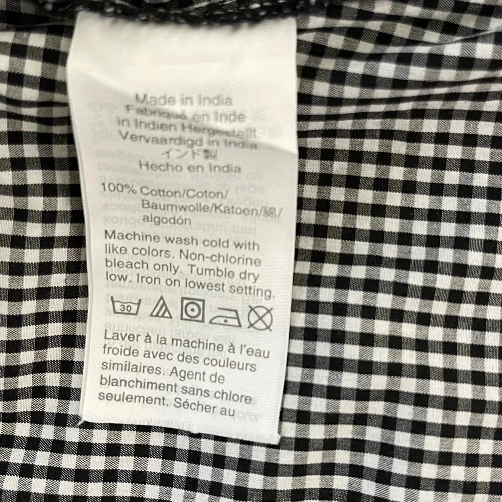J.Crew Penny top in gingham